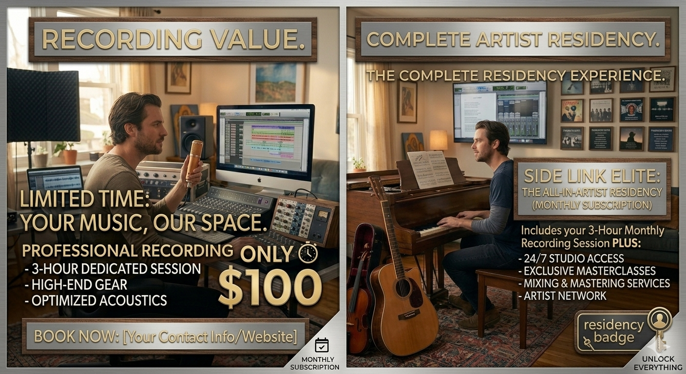 SideLink Studios | Client Growth Special: Buy 2 Hours, Get 1 FREE