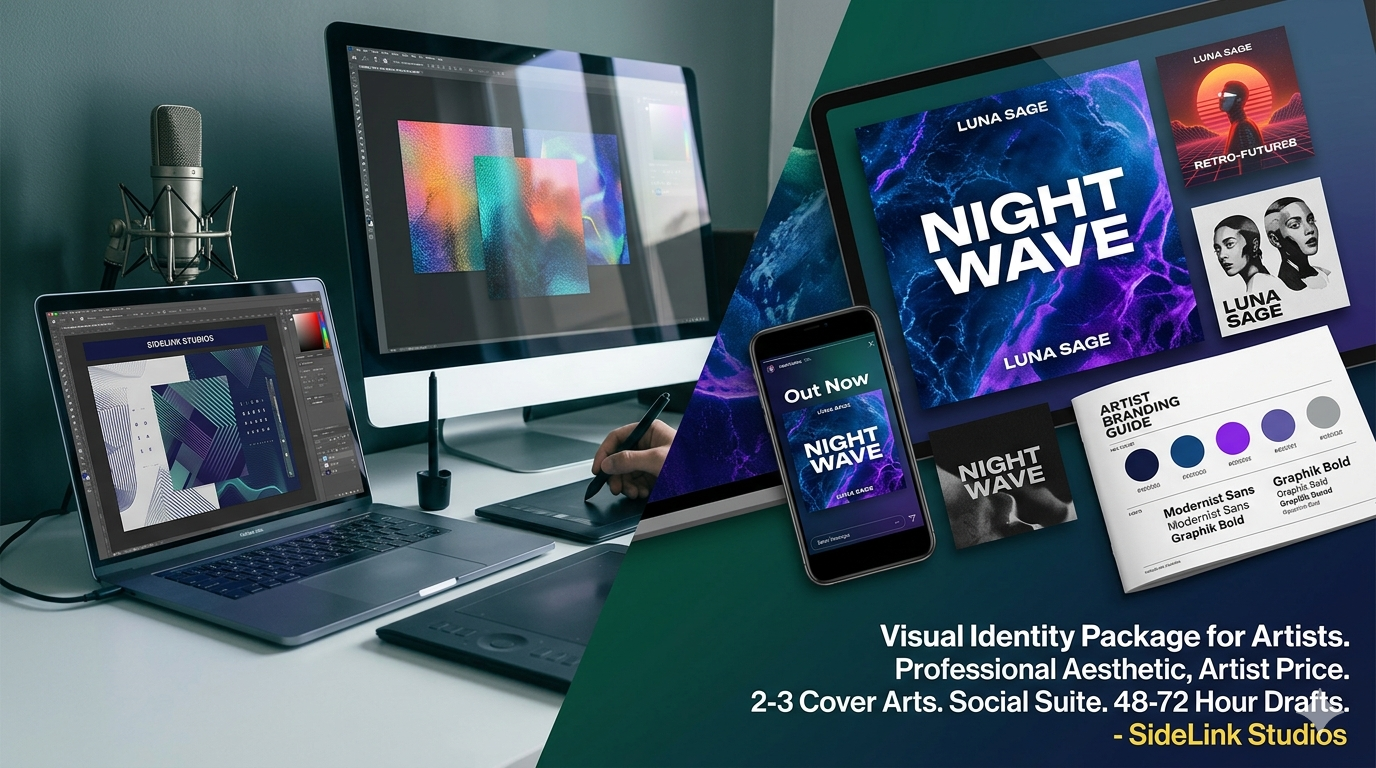 SideLink Studios | Artist Visual Identity Package