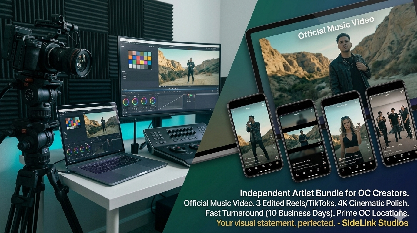 SideLink Studios | Independent Artist Visuals (Growth Rate)